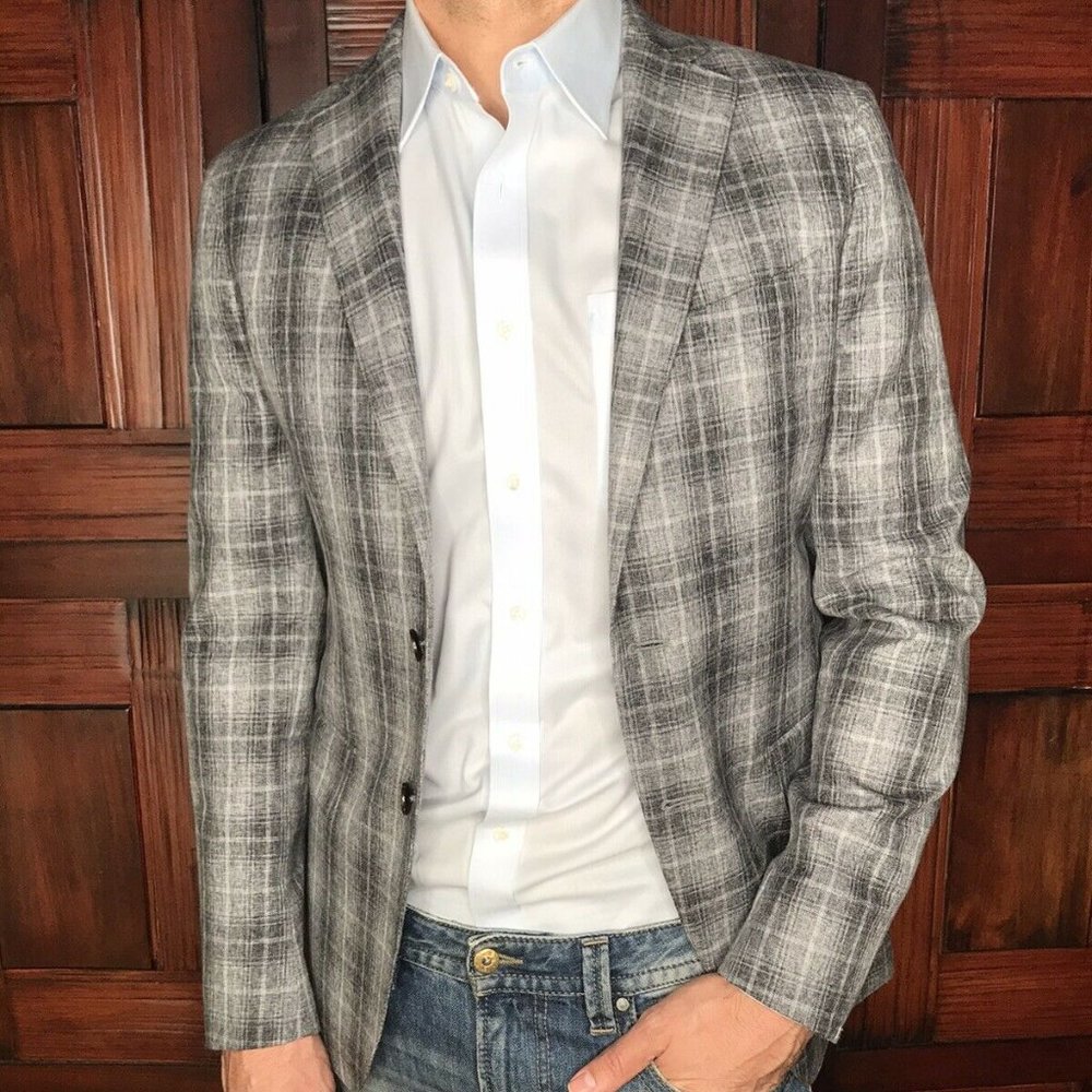 Eidos Napoli Base Deven Slim Fit Sport Coat 38R